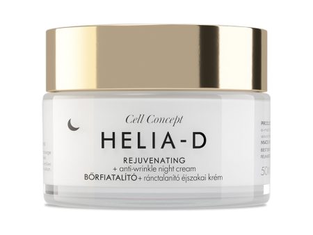 Cell Concept Rejuvenating + Anti-wrinkle Night Cream 65+ przeciwzmarszczkowy krem na noc 50ml Online Hot Sale