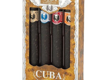 Cuba Classic zestaw Gold woda toaletowa + Blue woda toaletowa + Red woda toaletowa + Orange woda toaletowa 4x35ml on Sale